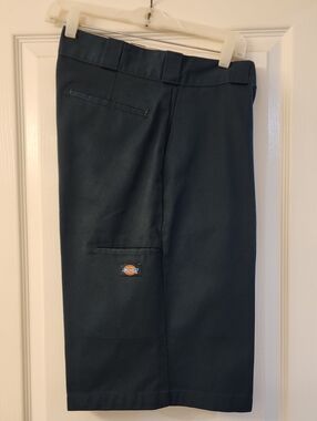 RARE Dark Green Dickies Shorts, Men's Size 32" with 13" Inseam, Vintage